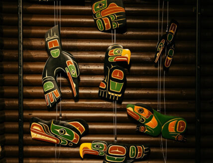 First Nations art at the Trading Post Gift Shop