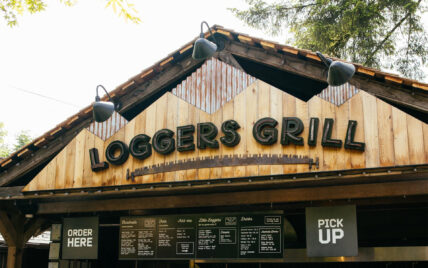 loggers' grill menu at capilano suspension bridge park